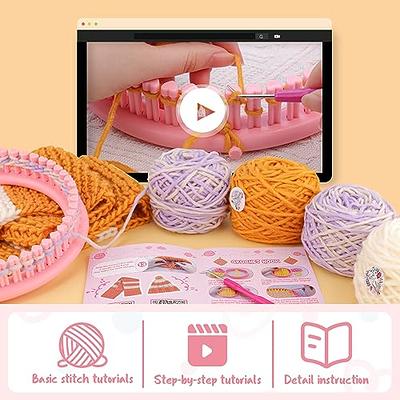 AHCo. Knitting Loom Kit for Beginners, Creative Craft Toy for Girls Ages 7  8 9 10 11 12 with Storage Bags Yarns Knitting Tools, Fantastic DIY Gifts  Knit Hat Scarf Coaster - Yahoo Shopping