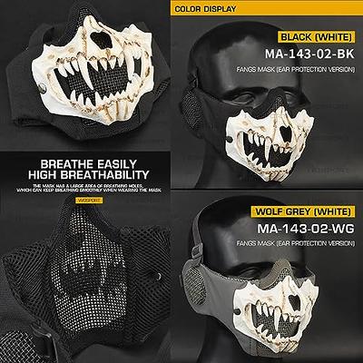 Newcomer Japanese Mask Cosplay Mask Japanese Samurai Mask Ghost Warrior Oni  Mask for Halloween Cosplay Punk Costume Prop - Yahoo Shopping