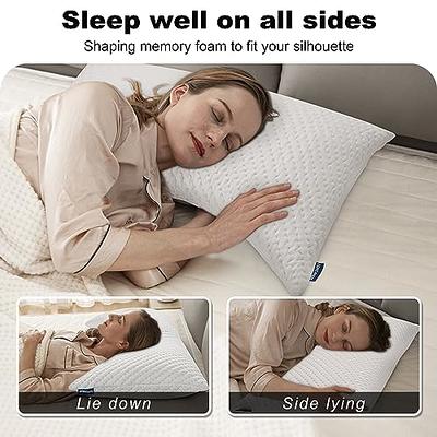 lomenmon Side Sleeper Pillow for Neck and Shoulder Pain