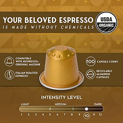 Rosso Coffee Pods Nespresso Original Machine, Espresso Nespresso Capsules  60 Pack 