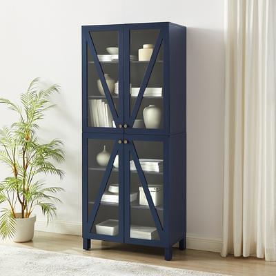 Crosley Furniture Bartlett Wooden Stackable Storage Pantry in