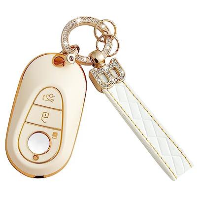 TX-INNO AUTO Key Fob Cover Compatible with Mercedes Benz 2020-2022