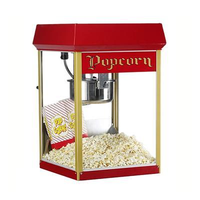 Gold Medal 2660SR Portable Popcorn Machine w/ 6 oz Kettle & Red Top, 120v