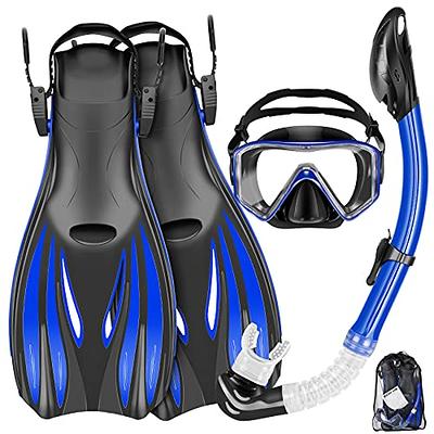 Zeeporte Dive Snorkeling Gear for Adults Kids - Mask Fins Snorkel