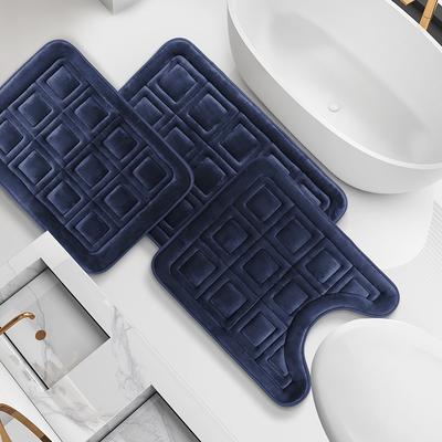 Memory Foam Bath Mat Rug, Ultra Soft Non Slip and Absorbent