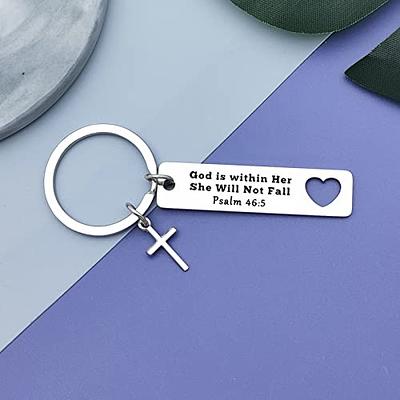 Christian Inspirational Gift for Women Men Bible Verse Keychain from Mom  Religious Cross Keyring Gifts for Teen Boys Girls Friends Catholic Birthday  Christmas Easter Baptism Key Tags for Him Her - Yahoo