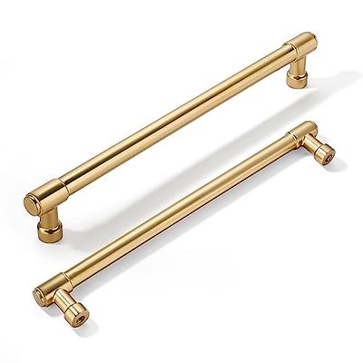 9 Pack 3 - 76mm Champagne Bronze Kitchen Cabinet Handles Brushed