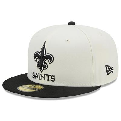 New Orleans Saints New Era 2023 Sideline Historic 59FIFTY Fitted Hat -  Cream/Black