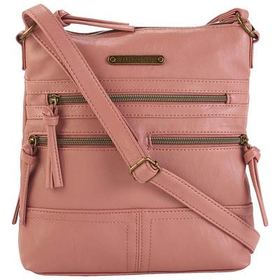 Stone Mountain Embossed Smoky Mountain Super Crossbody-Cognac