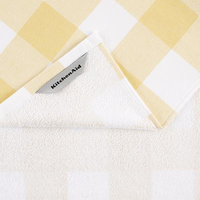 KitchenAid Stripe Gingham Dual Purpose Kitchen Towel 3-Pack Set, Majestic  Yellow, 16 x 28 - Yahoo Shopping