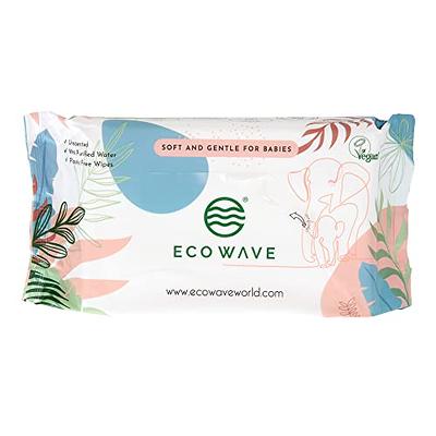 ECO WAVE Baby Wipes, 100% Compostable Eco-Friendly Bamboo Water Wipes,  Unscented, Hypoallergenic, Vegan, Alcohol-Free, Suitable For Sensitive  Skin, 384 Wipes - Yahoo Shopping