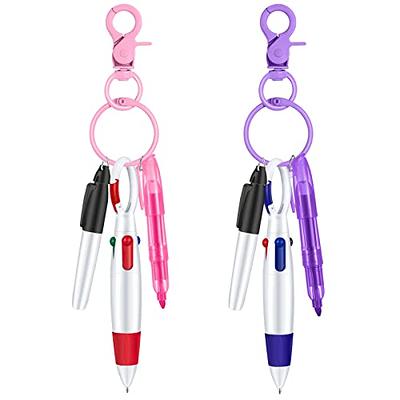 Mini Sharpie& Mini Pen for Badge Reels, Nursing Keychain Clip