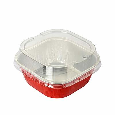 Disposable Aluminum Pot with Lid Complete Set Good to use on