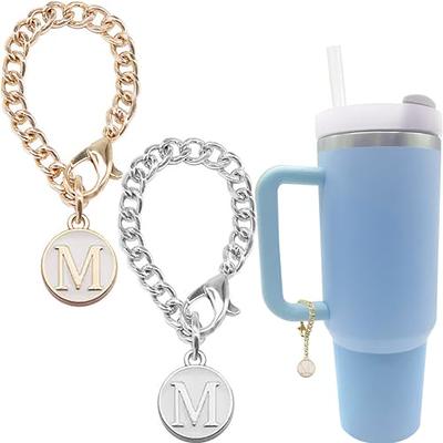 Letter Charm Accessories For Stanley Cup, 2PCS ID Initial Letter