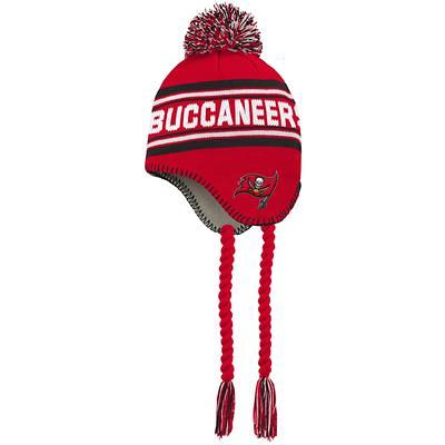 Tampa Bay Buccaneers New Era 2021 NFL Sideline Sport Official Pom Cuffed  Knit Hat - Pewter/Red