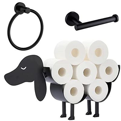 Delta Free Standing Toilet Paper Holder with Storage Shelf and Extra Roll  Holder in Matte Black - Yahoo Shopping