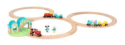 Brio World Deluxe Railway Set , Wooden Toy Train Set for Kids Age 3 and Up,  Green 