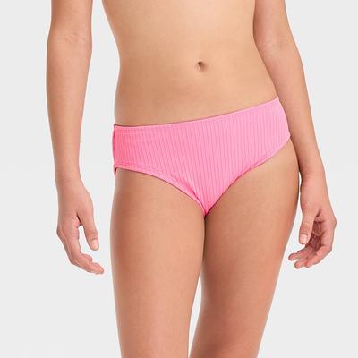 Girls' 'Ride the Wave' Solid Bikini Swim Bottom - art class™ Pink XL -  Yahoo Shopping