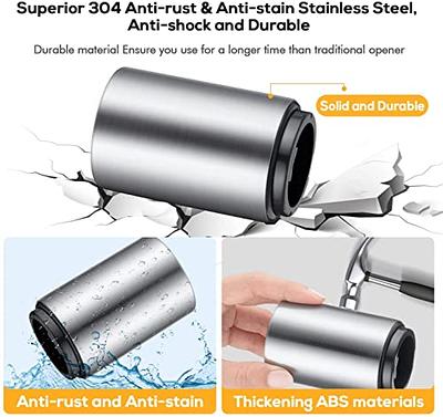 Magnetic Stainless Steel Bottle And Can Opener With Magnetic Cap Catch