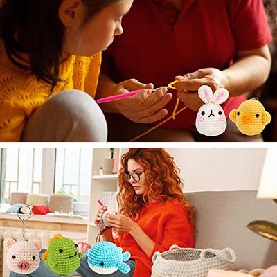 MISUMOR Beginner Crochet Stuffed Animal Kit -3 PCS Cute Animal