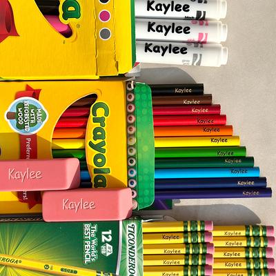 Personalized Ticonderoga Crayola Pencils, Back To School, First Day Of  Supplies