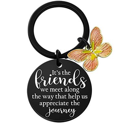 Shein 1 PC Friendship Gifts for Women Friends Best Friend BFF Bestie Gifts for Women Funny Keychain Gifts for True Friends Unique Friend Gifts for Sister