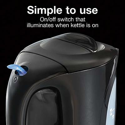 Proctor Silex Cordless 1.7 Liter Electric Kettle - Black