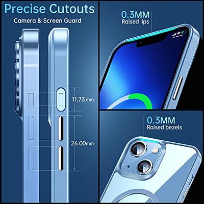 JUESHITUO Magnetic for iPhone 14 ProMax Case 2023 NEW[Not Yellowing][MiL-Grade Protection][No.1 Strong Magnets] Magnetic Slim Clear for