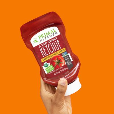 Primal Kitchen A Tad Sweet Squeeze Ketchup - Sweetened with Honey