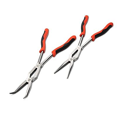 CRESCENT 5 Pc. Curved and Long Nose Locking Plier Set - CLP5SETN-08