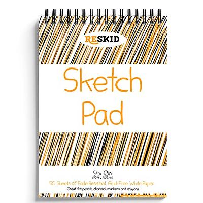 Sketch Pad,9 x 12, 50 Sheets - 12 / White