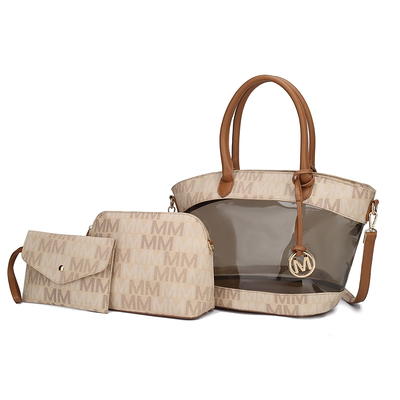 MKF Collection Marimar M Signature Tote Handbag by Mia K., 4-Piece Set 