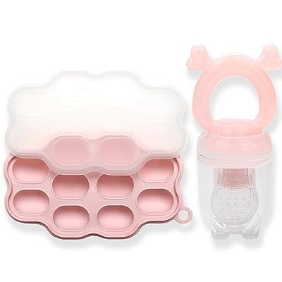 Baby Breastmilk Popsicle Molds with Baby Fruit Feeder Pacifier - btrfe Baby  Silicone Nibble Freezer Tray Food Storage Containers for Toddler Teething &  Infant Self Feeding, Blue - Yahoo Shopping