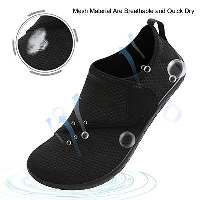 JIASUQI Womens Barefoot Water Shoes Pool Athletic Aqua Sock Shoes Hiking  Sneakers for Women Black 8-9 Women - Yahoo Shopping