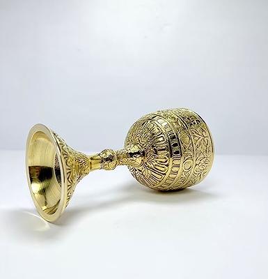 Morcomart Brass Vintage Chalice Goblet For Communion 1x Royal Arthur King  Goblet Medieval Chalice Cup - Yahoo Shopping