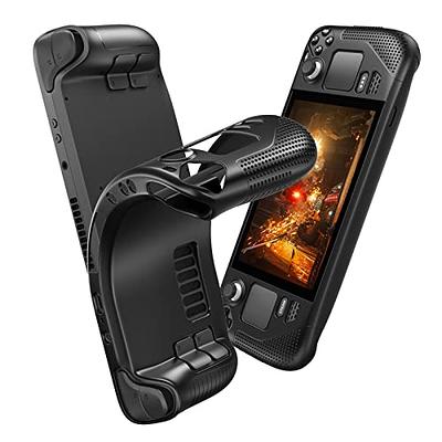 EJGAME Upgraded Ultra Slim TPU Protective Case with Front Cover Compatible  with ASUS ROG Ally, Shock-Absorption, Non-Slip and Anti-Scratch Design