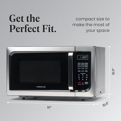 Galaxy 900 Watt Commercial Office Microwave Oven Push Button Controls  Countertop