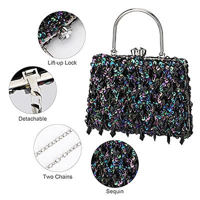 Crystal Lock Clutch Purse for Wedding Party -Buy Party Clutch Bag