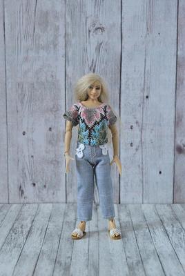 Beautiful Handmade Clothes for 1/12 Scale Female Dolls Zjakazumi