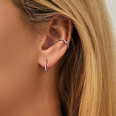 Silver Hoop Earrings for Women 3 Pairs 925 Sterling  Ubuy Nigeria