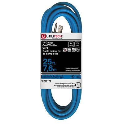 Utilitech Outdoor 25-ft 14 / 3-Prong Outdoor Sjtw Medium Duty