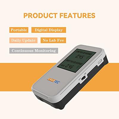 CRADTEC Smart Radon Detector, Radon Detector for Home, Digital Display,  Easy-to-Use, Portable, Only Need 3 AAA Battery, Long and Short Term  Monitor, pCi/L and Bq/m3 Switchable - Yahoo Shopping