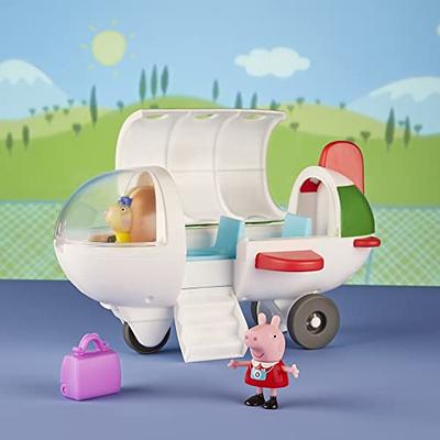 Peppa Pig Peppa's Adventures Peppa's Family Rainy Day Figure 4-Pack Toy  Includes 4 Pig Family Figures in Raincoats, Ages 3 and up