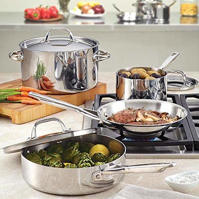 Farberware Classic Series 15-Piece Stainless Steel Nonstick Cookware Set  50049 - The Home Depot