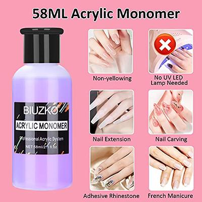 Acrylic Nail Kit for Beginners with Everything Nail Kit Set Professional  Acrylic Set with Drill and UV Light Nails Kit Acrylic Set Acrylic Power and