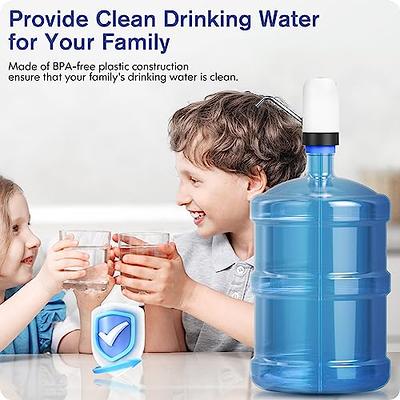 1 Gallon Short BpA Free Plastic Refrigerator Water Bottle Dispenser