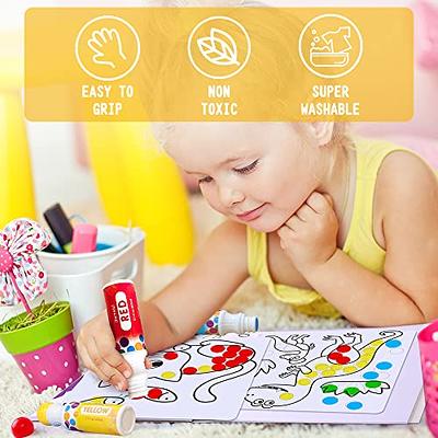 Jar Melo Washable Dot Markers Kit for Kids 3-8+ Age,8 Colors Non Toxic