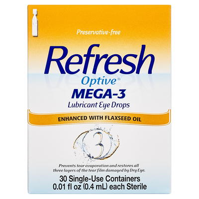 Refresh Tears Lubricant Eye Drops, 2 Count (Pack of 1)