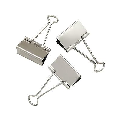 Staples Large Binder Clips, Large, Satin Silver, 12/Pack (21598) - Yahoo  Shopping