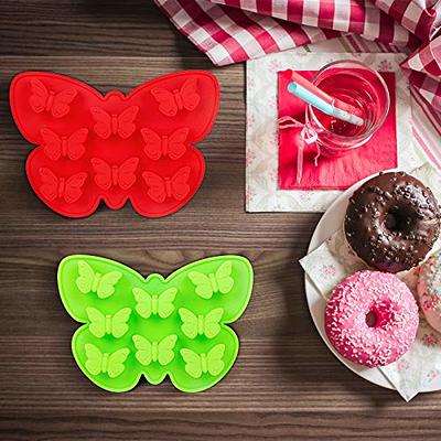 Ice Cube Tray, Candy, Chocolate Mold, Cat Ice Mold, Easy Release, BPA free,  2 Pack, Dishwasher Safe Red